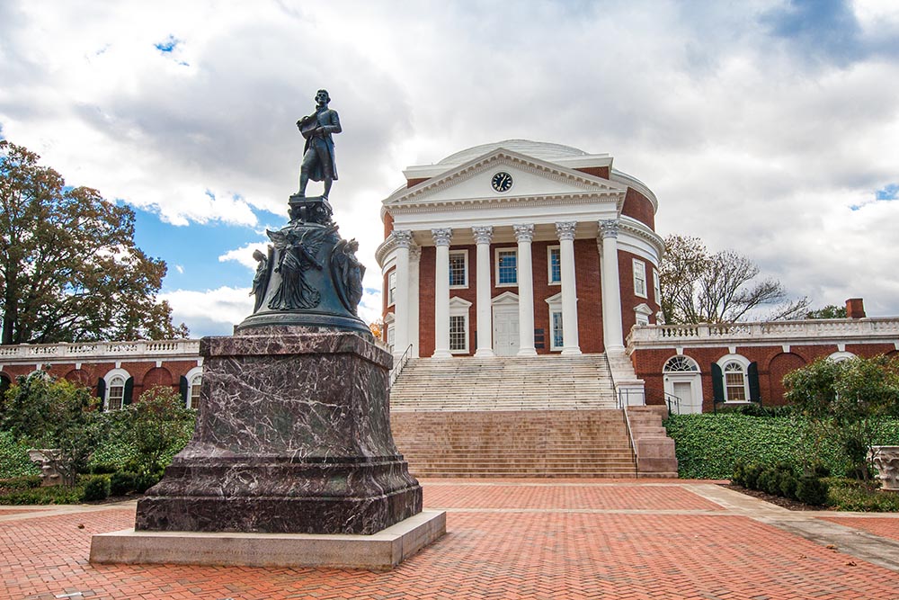 The University of Virginia in Charlottesville